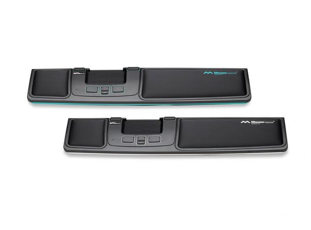 MOUSETRAPPER Advance 2.0 sort/hvit Supertynn ergonomisk design 